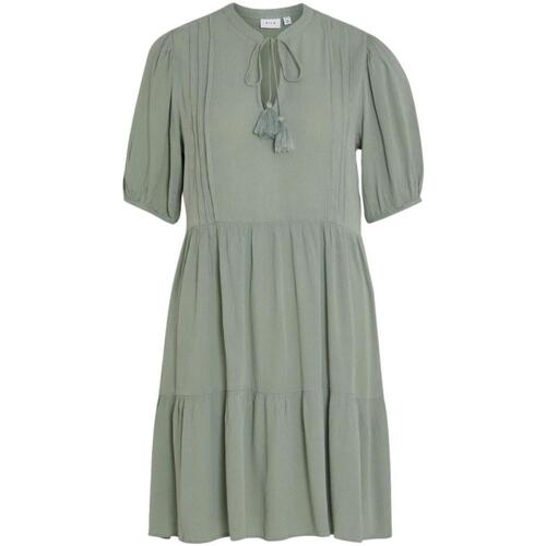textil Mujer Vestidos cortos Vila 14097438-Green Milie Verde