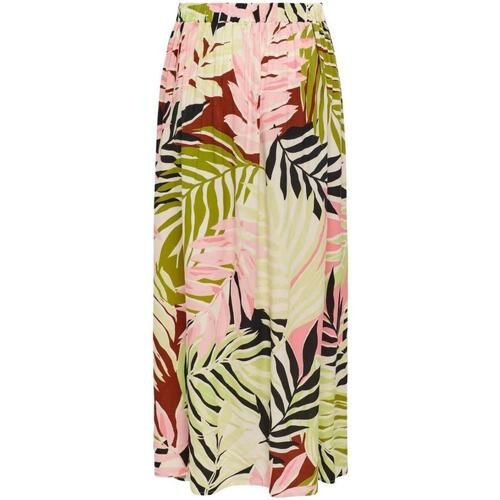 textil Mujer Faldas Only 15318861-Tropical Pe Multicolor