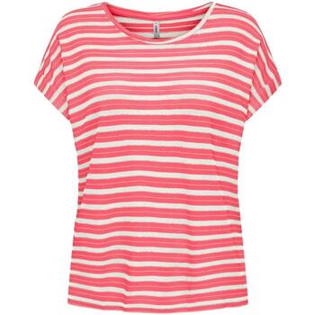 textil Mujer Tops y Camisetas Only 15319168-Coral Parad Rosa