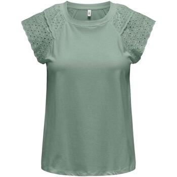 textil Mujer Tops y Camisetas Only 15319632-Lily Pad Verde