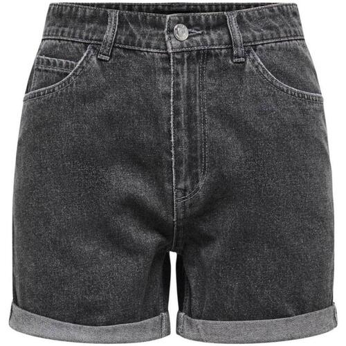 textil Shorts / Bermudas Only 15230571-Grey Denim Negro