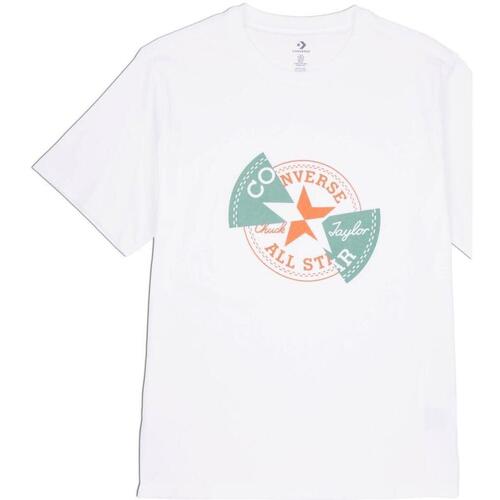 textil Hombre Camisetas manga corta Converse 10026427-A02 Blanco