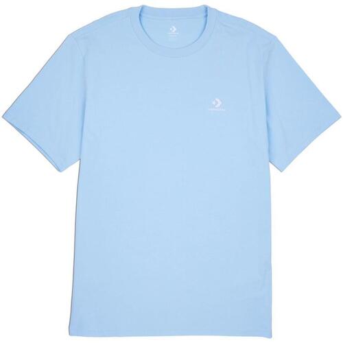 textil Mujer Camisetas manga corta Converse 10023876-A36 Azul