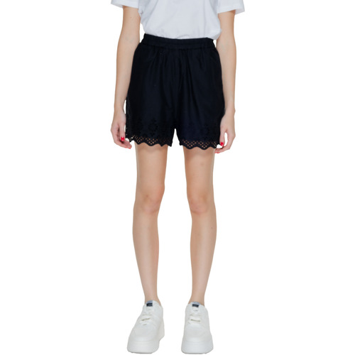 textil Mujer Shorts / Bermudas Only Onllou Emb Loose 15313167 Negro