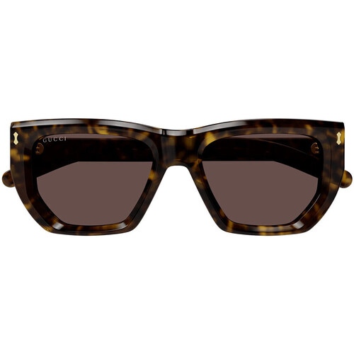 Relojes & Joyas Gafas de sol Gucci Occhiali da Sole  GG1520S 002 Marrón
