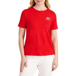 textil Mujer Camisetas manga corta Naf Naf AENT 153-G0HZ Rojo