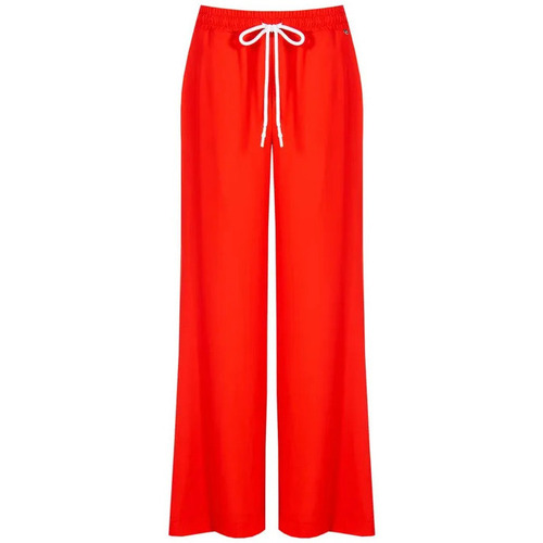 textil Mujer Pantalones fluidos Rinascimento CFC0119573003 Rojo