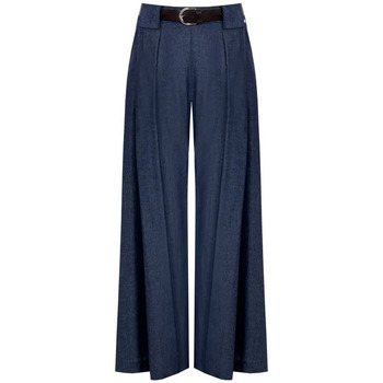 textil Mujer Pantalones fluidos Rinascimento CFC0119591003 Azul