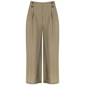 textil Mujer Pantalones fluidos Rinascimento CFC0019549002 Verde militar