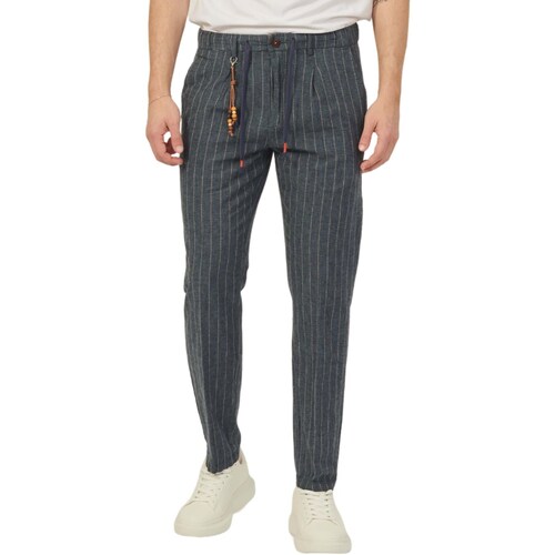 textil Hombre Pantalones con 5 bolsillos Yes Zee P698-KP00 Azul