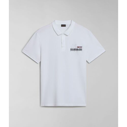 textil Hombre Tops y Camisetas Napapijri E-COLVILLE NP0A4HPX-002 BRIGHT WHITE Blanco