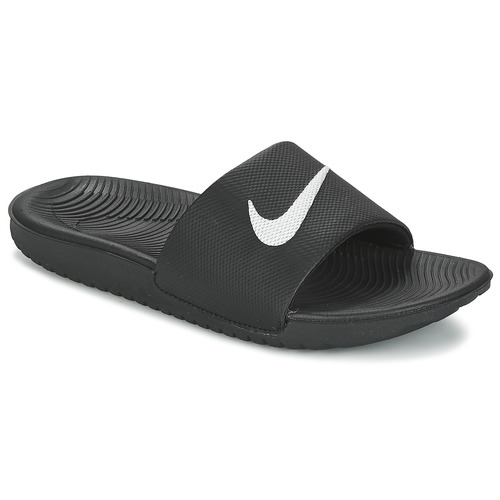 Provisional Mínimo Inútil Nike KAWA SLIDE Negro / Blanco - Envío gratis | Spartoo.es ! - Zapatos  Chanclas Nino 21,60 €
