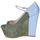 Zapatos Mujer Zapatos de tacón John Galliano S54261 Azul / Verde