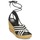 Zapatos Mujer Sandalias Marc Jacobs DANI Negro / Blanco