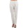 textil Mujer Pantalones con 5 bolsillos Manoush FLOWER BADGE Blanco