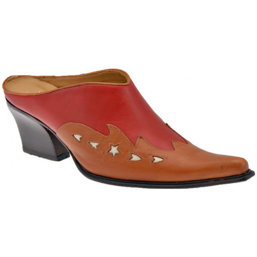 Zapatos Mujer Deportivas Moda Nci Texano Tacco70 Rojo