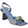 Zapatos Mujer Deportivas Moda Strategia Flower Tacco70 Azul
