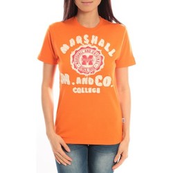 textil Mujer Camisetas manga corta Sweet Company T-shirt Marshall Original M and Co 2346 Orange Naranja