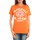 textil Mujer Camisetas manga corta Sweet Company T-shirt Marshall Original M and Co 2346 Orange Naranja