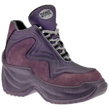Zapatos Mujer Deportivas Moda Zone 14512  Slim  Platform Violeta