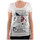 textil Mujer Tops y Camisetas Converse t.shirt donna Paillettes Blanco