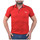 textil Hombre Tops y Camisetas Converse polo Piquet Rojo