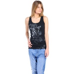 textil Mujer Camisetas manga corta Rich & Royal T-shirt 11q436 Noir Negro