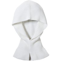 Accesorios textil Mujer Bufanda Petit Bateau Col Capuche Femme en côte perlée Blanc Lait Blanco
