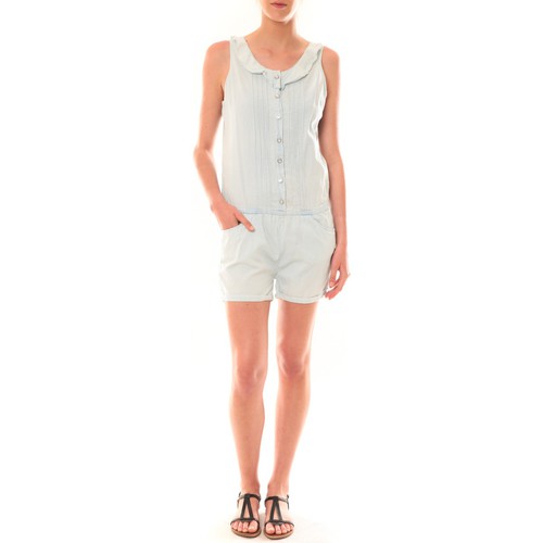 textil Mujer Shorts / Bermudas Dress Code Combinaison F258  Denim Clair Azul