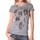 textil Mujer Camisetas manga corta Rich & Royal Rich&Royal Tee shirt Visages Gris 13q465 Gris