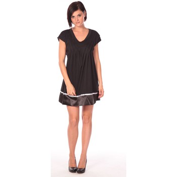 textil Mujer Vestidos cortos Aggabarti Robe Nancy 112011 Negro