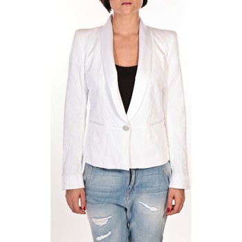 textil Mujer Chaquetas Rich & Royal Rich&Royal Blazer 11Q851  Savie Blanco