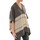 textil Mujer Chaquetas de punto Barcelona Moda Gilet YM21 Gris et Beige Gris