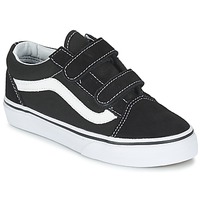 Zapatos Niños Zapatillas altas Vans OLD SKOOL V Negro / Blanco