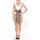 textil Mujer Vestidos cortos Dress Code Robe Fraise blanc/beige/marron Multicolor