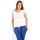 textil Mujer Camisetas manga corta American Vintage TEE-SHIRT MAS05BIS NATUREL Blanco