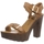 Zapatos Mujer Sandalias Xti 45068 Marrón