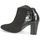 Zapatos Mujer Low boots France Mode NANTES Negro / Barniz