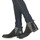 Zapatos Mujer Botas de caña baja Meline VELOURS NERO PLUME NERO Negro / Blanco