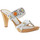 Zapatos Mujer Deportivas Moda Swish Zoccoli Tacco80 Blanco