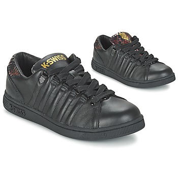 Zapatos Mujer Zapatillas bajas K-Swiss LOZAN TONGUE TWISTER Negro / Oro