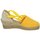 Zapatos Mujer Senderismo Torres Valencianas amarilla Amarillo