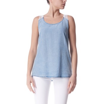 textil Mujer Camisetas sin mangas Gas Top Lauryn Azul