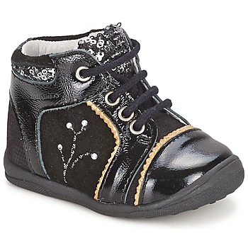Zapatos Niña Botas de caña baja Catimini CALINE Vns / Negro-purpurina / Dpf / Gluck