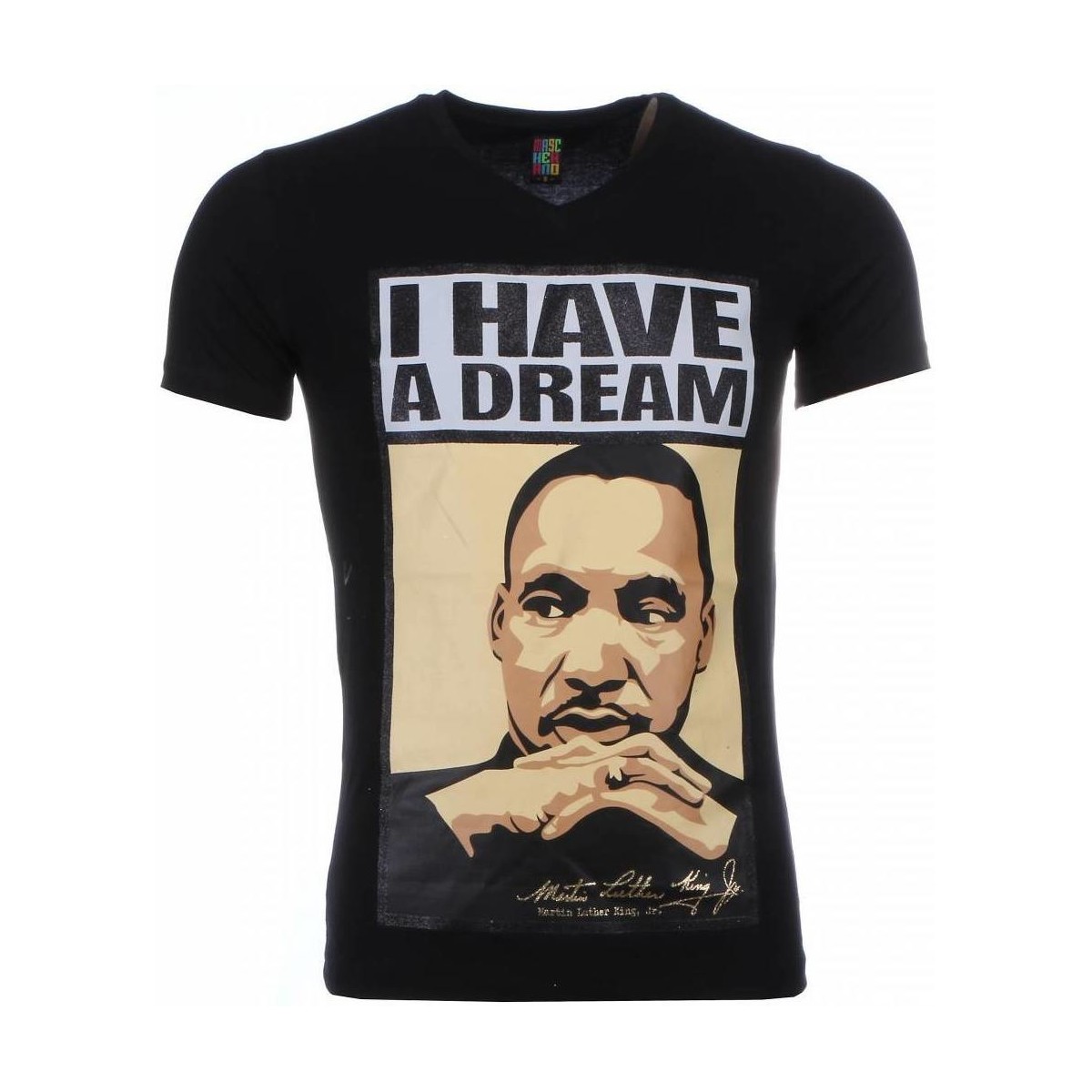textil Hombre Camisetas manga corta Local Fanatic Martin Luther King I Have A Dream Negro