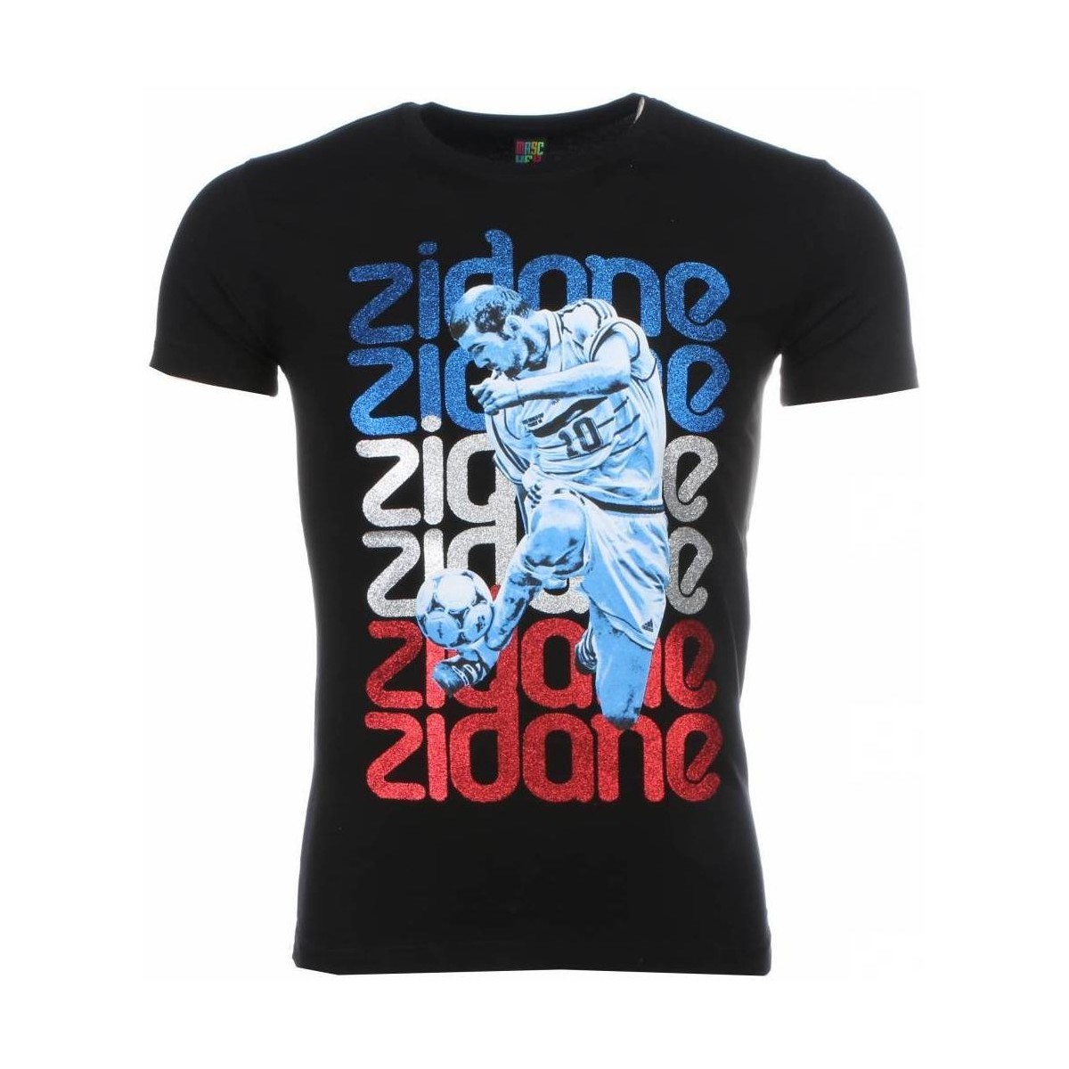textil Hombre Camisetas manga corta Local Fanatic Zidane Print Negro