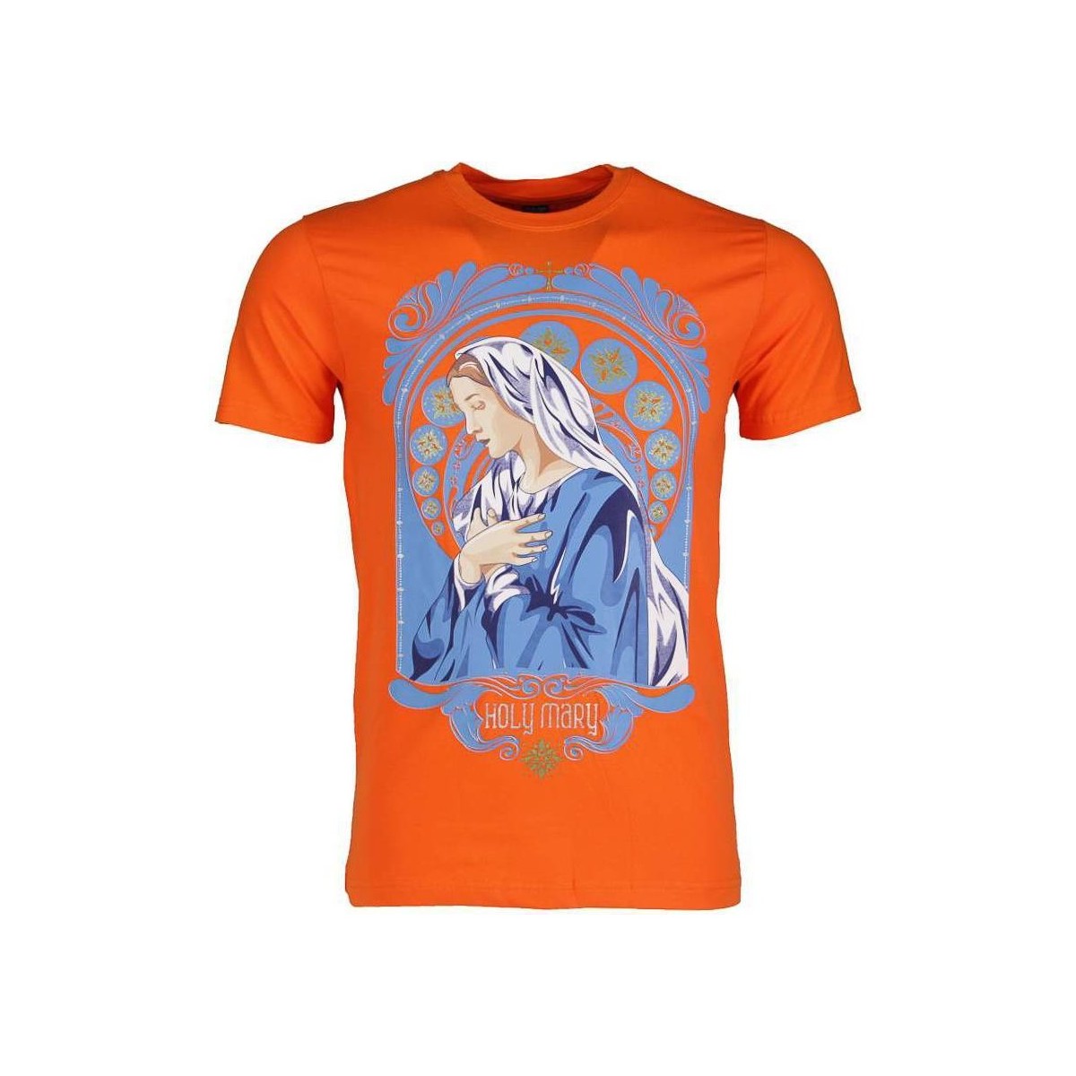 textil Hombre Camisetas manga corta Local Fanatic Holy Mary Naranjo Naranja