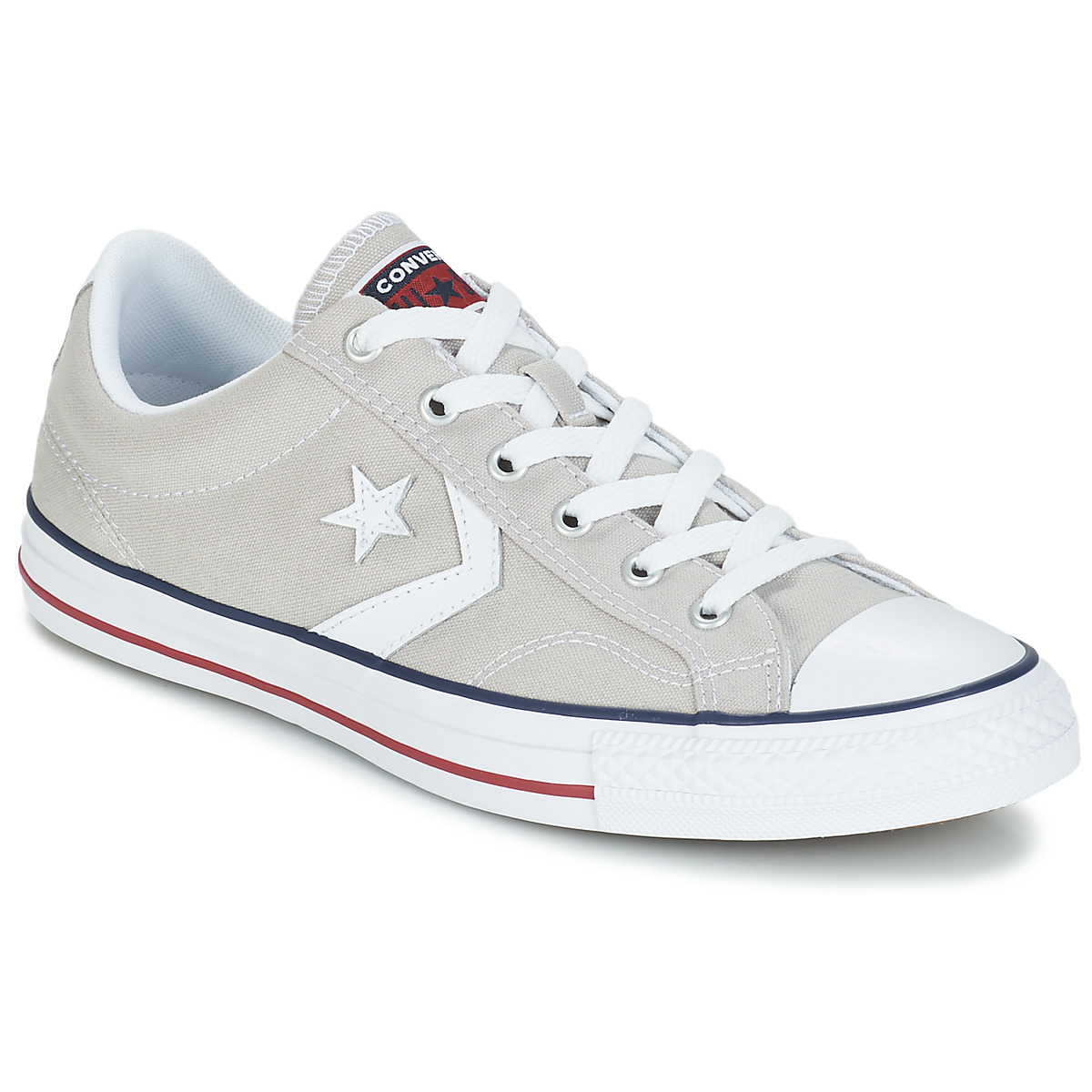Converse STAR PLAYER CORE CANVAS OX Gris / Claro / Blanco - Envío gratis |  Spartoo.es ! - Zapatos Deportivas bajas 45,50 €