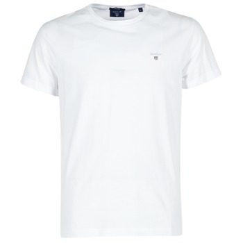 textil Hombre Camisetas manga corta Gant THE ORIGINAL T-SHIRT Blanco