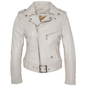 textil Mujer Chaquetas Schott PERFECTO FEMME  OFF WHITE LCW8600 Blanco
